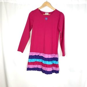 Hanna Andersson Longsleeved Ruffle Bottom Dress